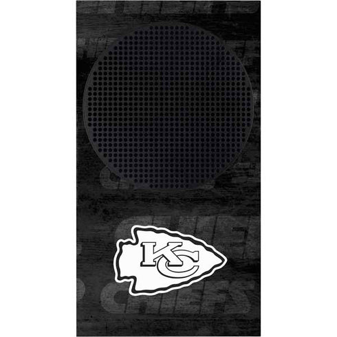 NFL Kansas City Chiefs Black & White Xbox Series S Console Skin